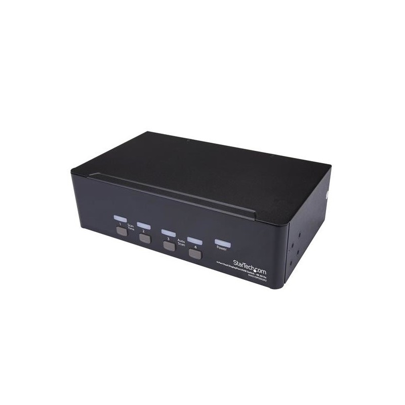 4 Port Dual DisplayPort KVM Switch